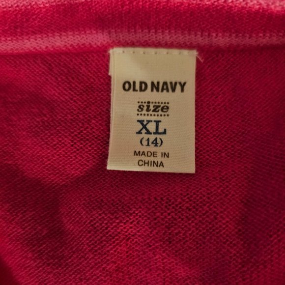 Old Navy Pink Cardigan - XL - Picture 3 of 3
